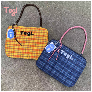 Tagi Dệt Gối Nhỏ Túi Đeo Vai Đầy Cotton Thêu Tay Cầm Vai Chống Rơi Chống Sốc Túi Máy Tính Một Vai Túi Xách