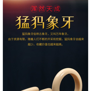 Vòng tay Mammoth thật, mẫu đầy đủ, phiên bản tròn rộng, vòng tay Imperial Concubine, vòng tròn đơn giản retro cho phụ nữ CSAN