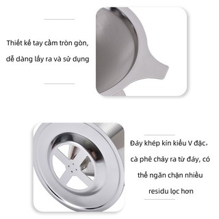 Phễu Lọc Cà Phê Inox Cao Cấp, Có Thể Tái Sử Dụng, An Toàn Cho Sức Khỏe, Lọc Cà Phê Trà Hiệu Quả
