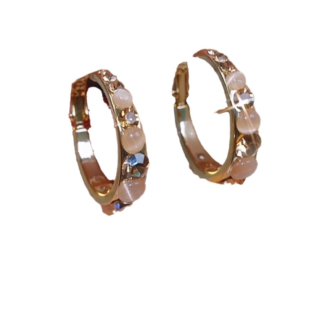 Bông tai Opal thời trang Tính khí Bông tai nữ độc đáo