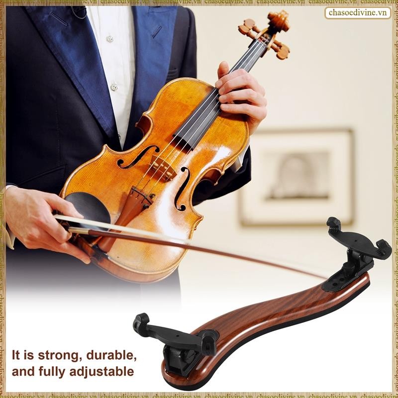 [K O G X] Hỗ trợ vai đàn Violin chuyên nghiệp 3 / 4 4 / 4 Phụ kiện vai đàn Violin bằng gỗ phong có thể điều chỉnh