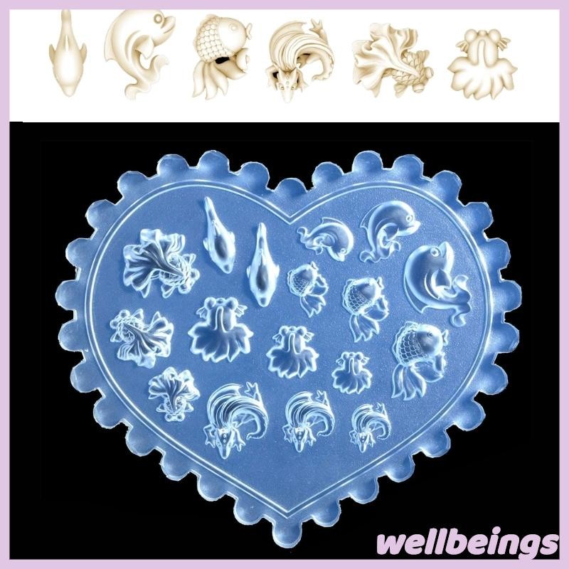 Wellb Có Thể Tái Sử Dụng Chắc Chắn Silicon Móng Tay Nghệ Thuật Khuôn Phụ Kiện Di Động Cho Các Họa Tiết Diverse