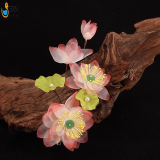 Kẹp Tóc Kẹp Tóc Với Hoa Sen Trang Trí Chống Trơn Trượt Đa Năng Làm Đẹp Cô Dâu Mũ Cho Phù Dâu Tiệc Cưới