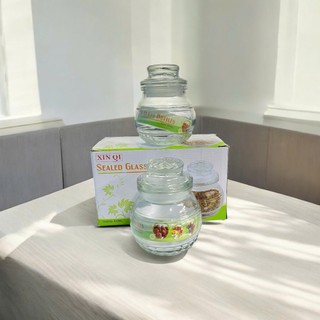 [Giá Xưởng] Combo 2 Hũ Thủy Tinh 0666 – Dung Tích 200ml,  Đựng Gia Vị, Muối, Đường Tiện Lợi