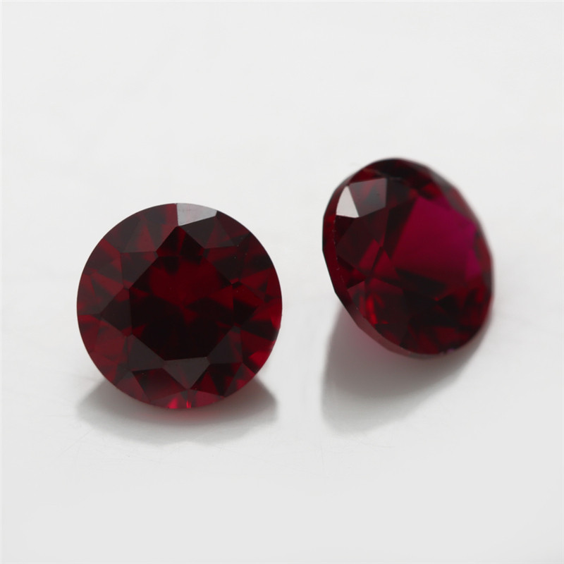Kích thước 1.0mm đến 10.0mm - Đá Corundum tổng hợp cắt tròn, phù hợp DIY trang sức