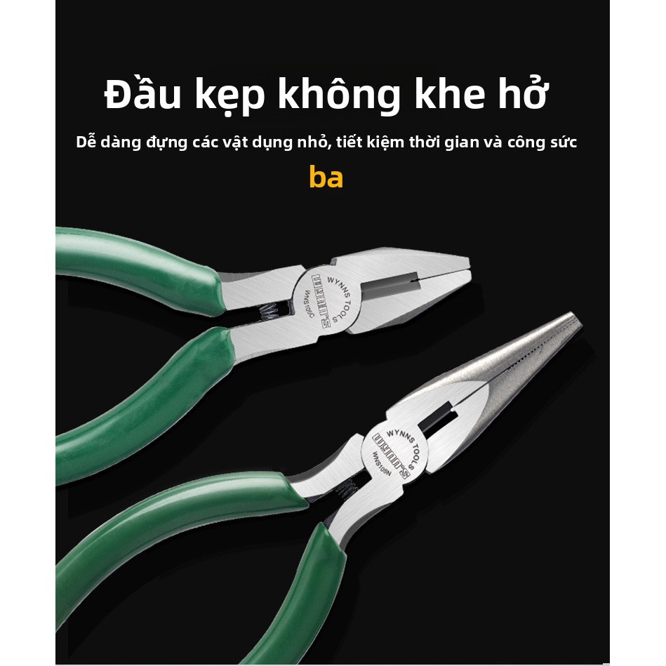 Kìm thủ công Mini 17cm Kìm kim-Nose Kìm chéo Kìm dây Kìm không răng Kìm kim-Không