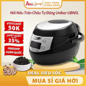 Nồi Nấu Trân Châu Tự Động Unibar UBN5L 900W - Dung Tích 5L | Tiết Kiệm Thời Gian, Chuyên Nghiệp 🥤