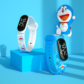 Đồng hồ điện tử Doraemon cho bé – Chống nước, màn hình LED rõ nét, phong cách thể thao