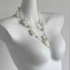 Moonlight Lily Waist Chain Flower Silver Pearl Belt Cummerbund Necklace Sweater Chain Design Accessories 2024 New gms9