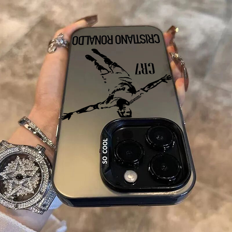 Ốp Lưng Tương Thích Cho OPPO A38 A18 A60 A16 A17 A77 A57 A7 A15 A55 A78 A98 A58 A16K A76 A15S A35 A53 A74 A12 A52 A54 Reno 8T A31 Mr Football C-cR7-R-Ronaldos Bìa Cứng