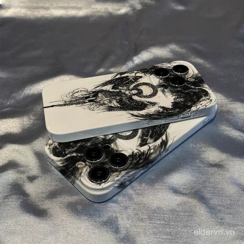 Ốp điện thoại di động QYJS phong cách instagram dùng cho IPhone 16 ProMax 15 14 13 12 PRO 11 7 8 plus 14 15 16 PLUS X X X X X X X X X X X X X X X X X X X X X X X X X X SE vỏ bảo vệ lỗ tinh chống rơi mẫu thời trang Feilin Gothic vỏ bảo vệ BZ9K