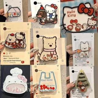Ins Phong Cách Tất Cả Thích Hợp Cho Ốp Điện Thoại Với Chrismas Hoạt Hình Dễ Thương Động Vật Tuyết Mèo Kitty Labubupu Puppy Pig Mới Nâng Cao Lắc Vui Vẻ Túi Khí Giá Đỡ Máy Tính Để Bàn Khóa Vòng Có Thể Thu Vào
