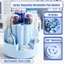 Hộp đựng bút GREAT, Hộp đựng bút dung tích lớn bằng nhựa, 360 chất lượng cao° Xoay 7 / 10 Lưới Hộp Bảo Quản Văn Phòng Phẩm Quà Tặng