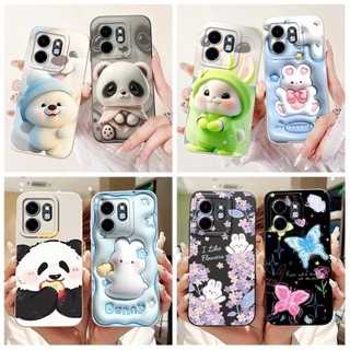 Vỏ Chống Sốc Cho Infinix Hot 50i X6531 / Smart 9 X6532 Vỏ Gấu Trúc Dễ Thương Thỏ Silicon Mềm Ốp Lưng Cho Hot50i Smart9 2024