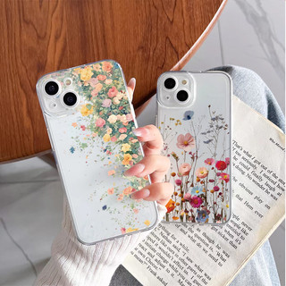 Ốp Lưng Cho Samsung Galaxy S24 S23 S22 S21 Plus Ultra S20FE S21FE S23FE Hoa Hồng Trong Suốt Dễ Thương Mềm Mại Thời Trang Bảo Vệ Toàn Diện Vỏ Điện Thoại