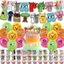 ST2 Sprunki chủ đề tiệc sinh nhật biểu ngữ bong bóng trang trí Caketopper Sắp xếp Tiếp liệu TS2
