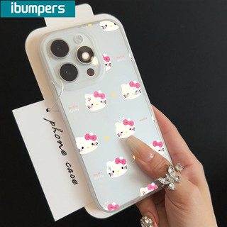 ibumpers Ốp Lưng IPhone Dễ Thương Coquette Nơ Cat Họa Tiết Ốp Điện Thoại Trong Suốt Nhám Mờ TPU Mỏng Chống Sốc Chống Bẩn Cho IPhone 16 15 14 12 13 11 Pro Max IP 7 8 Plus X XS XR