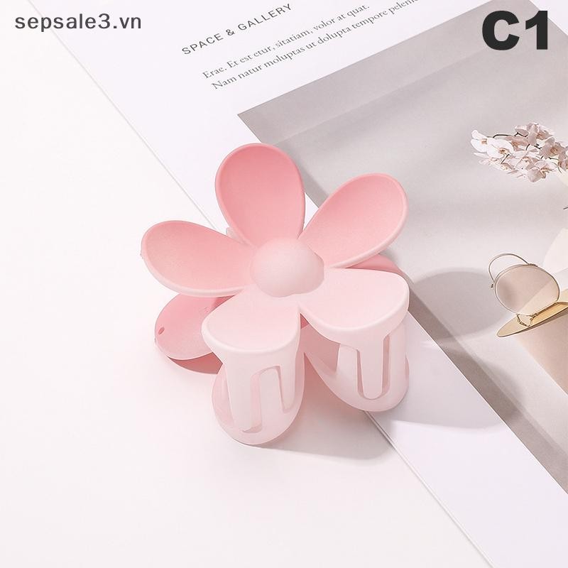 # VN # Cherry Blossom Frosted Grab Clip Tươi Đa Năng Kẹp Chảo Tóc Lấy Trang Sức.