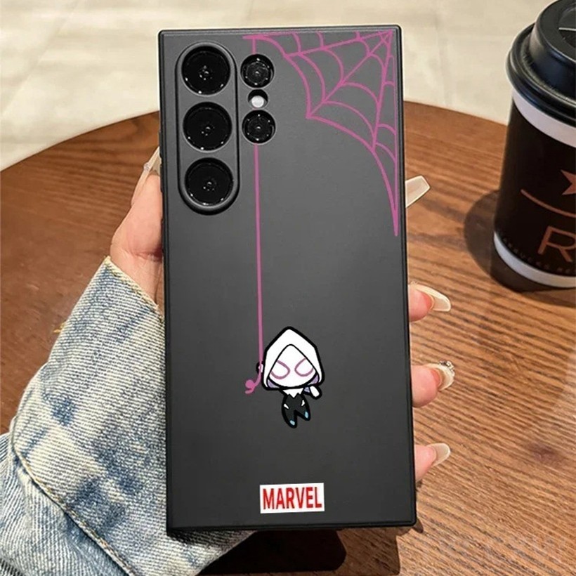 Ốp điện thoại cặp đôi Marvel Spiderman cho Redmi Note 13 12 12T 11 11T Pro Speed 12 Turbo Ốp lưng silicon lỏng