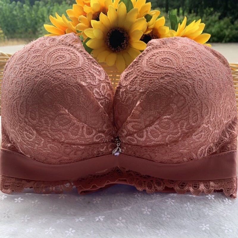 Đồ lót Áo ngực cực dày 8cm áo ngực nữ không có dây đẩy lên 12cm