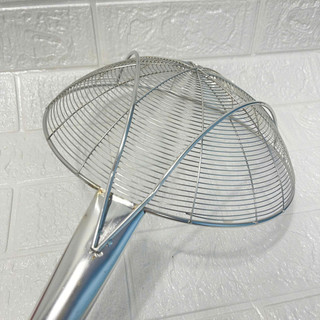 Vợt Vòng Cán INOX Công Nghiệp Vớt Đồ Chiên, Rán, Luộc (hàng loại 1 )