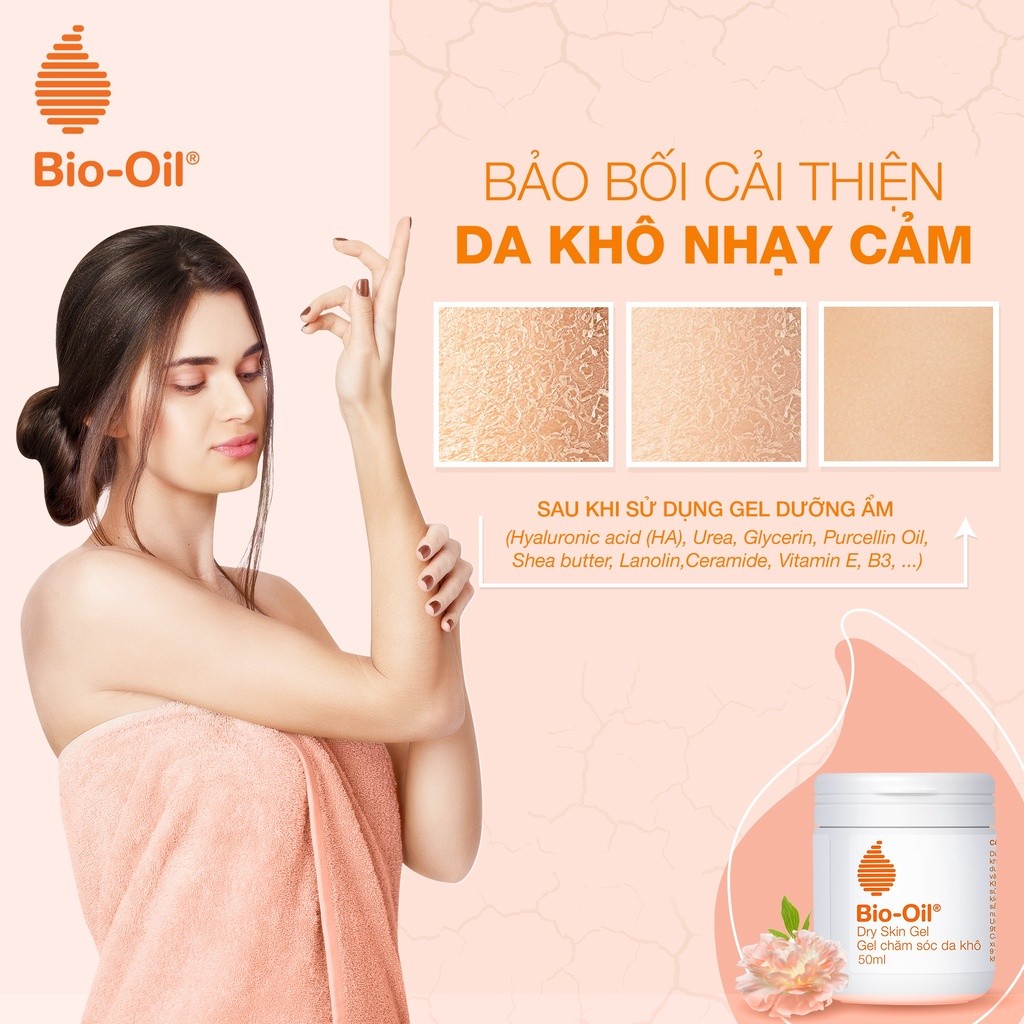 Ảnh Gel chăm sóc da chuyên biệt dành cho da khô - BIO-OIL DRY SKIN GEL (lọ 50ml) 4