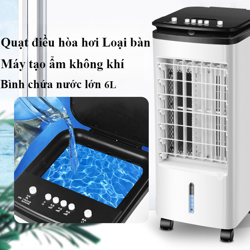 Quạt điều hòa hơi Loại bàn Máy tạo ẩm không khí,Điều Hoà Mini,Tạo Ẩm Làm Mát Không Khí,Điều Hòa Hơi Nước Siêu Mát