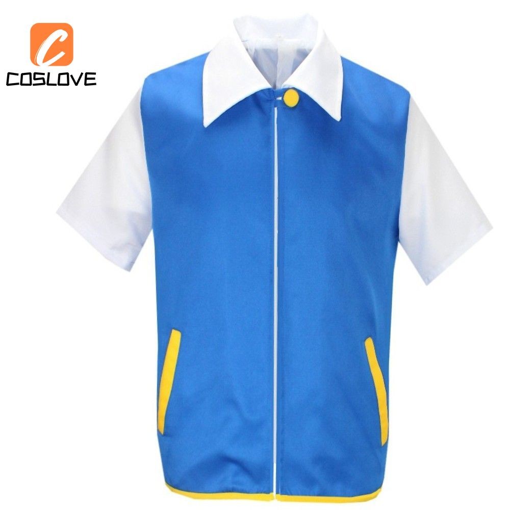 Anime Trò Chơi Pokemon Ash Ketchum Cosplay Quần Áo Trọn Bộ Trang Phục Trẻ Em Trang Phục Hóa Trang Đồng Phục Mùa Hè Hàng Ngày Tiệc Halloween