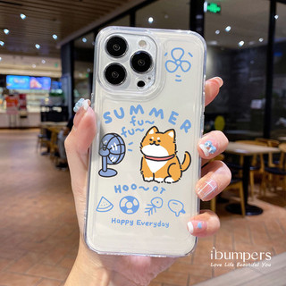 ibumpers Ốp Điện Thoại iPhone Dễ Thương Breezy Mùa Hè Cặp Đôi Họa Tiết Cặp Đôi Ốp Lưng Trong Suốt TPU Mềm Chống Sốc Cho IPhone 16 15 14 12 13 11 Pro Max IP 7 8 Plus X XS XR