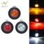 1 Đèn đánh dấu bên xe kéo tròn 24V 3LED 3 / 4 "Vàng Trắng Đỏ cho xe tải Đèn giải phóng mặt bằng Xe tải Đèn báo rẽ VN