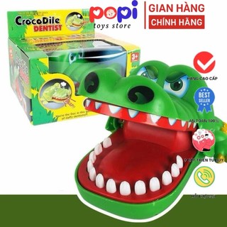 Cá Sấu Cắn Tay - Cá Sấu Nha Sỹ, Đồ Chơi Khám Răng Cá Sấu Vui Nhộn Cho Bé