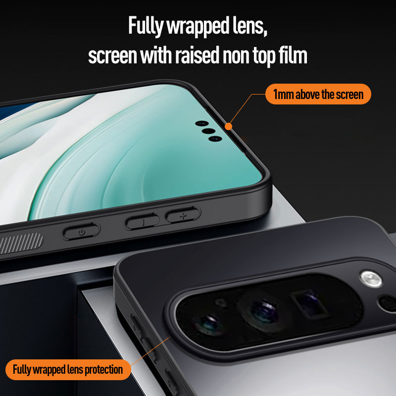 Dành Cho Google Pixel 9 Pro XL 9a 8 8a 7 7a 6 6a Vỏ Giáp Chống Sốc Mờ Cứng Ốp Lưng Bảo Vệ Camera