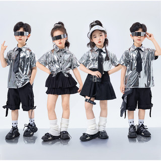 Áo Hip Hop Cho Bé Gái Đồ Nhảy Hiện Đại Bé Trai Hoạt Náo Viên Biểu Diễn Trang Phục Đồ Nhảy Cho Bé Jazz Quần Nhảy Đồ Nhảy Zumba