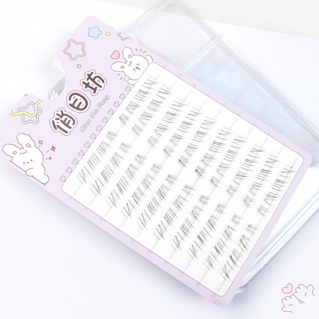 Dây mỏng Lông mi dưới thực tế Cụm mi riêng lẻ Lông mi thích hợp cho phụ nữ mọi lứa tuổi
