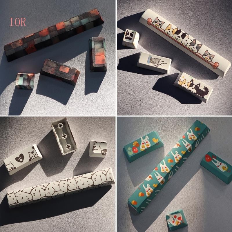 Bàn phím IOR Keycaps tùy chỉnh 4 Keycap Space 6 25U ESC Enter Right Enter PBT Beauty