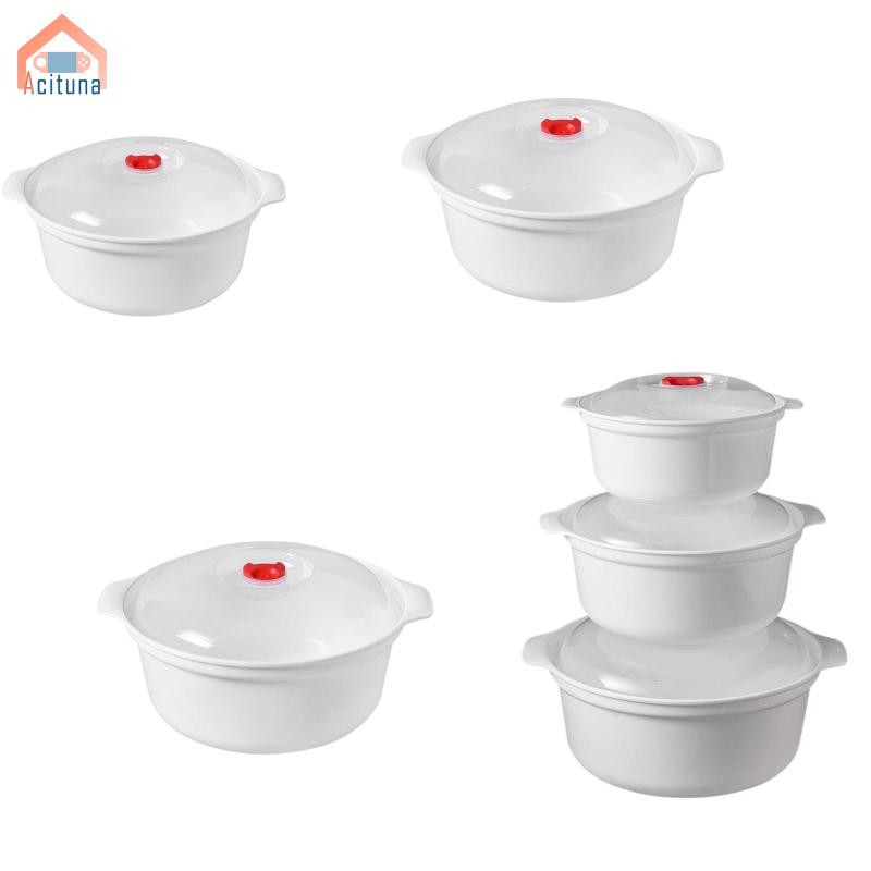Bát Vi Sóng Acutuna Có Nắp, Bát Trộn Phục Vụ Bảo Quản Thực Phẩm Nồi Cho Nhà Bếp