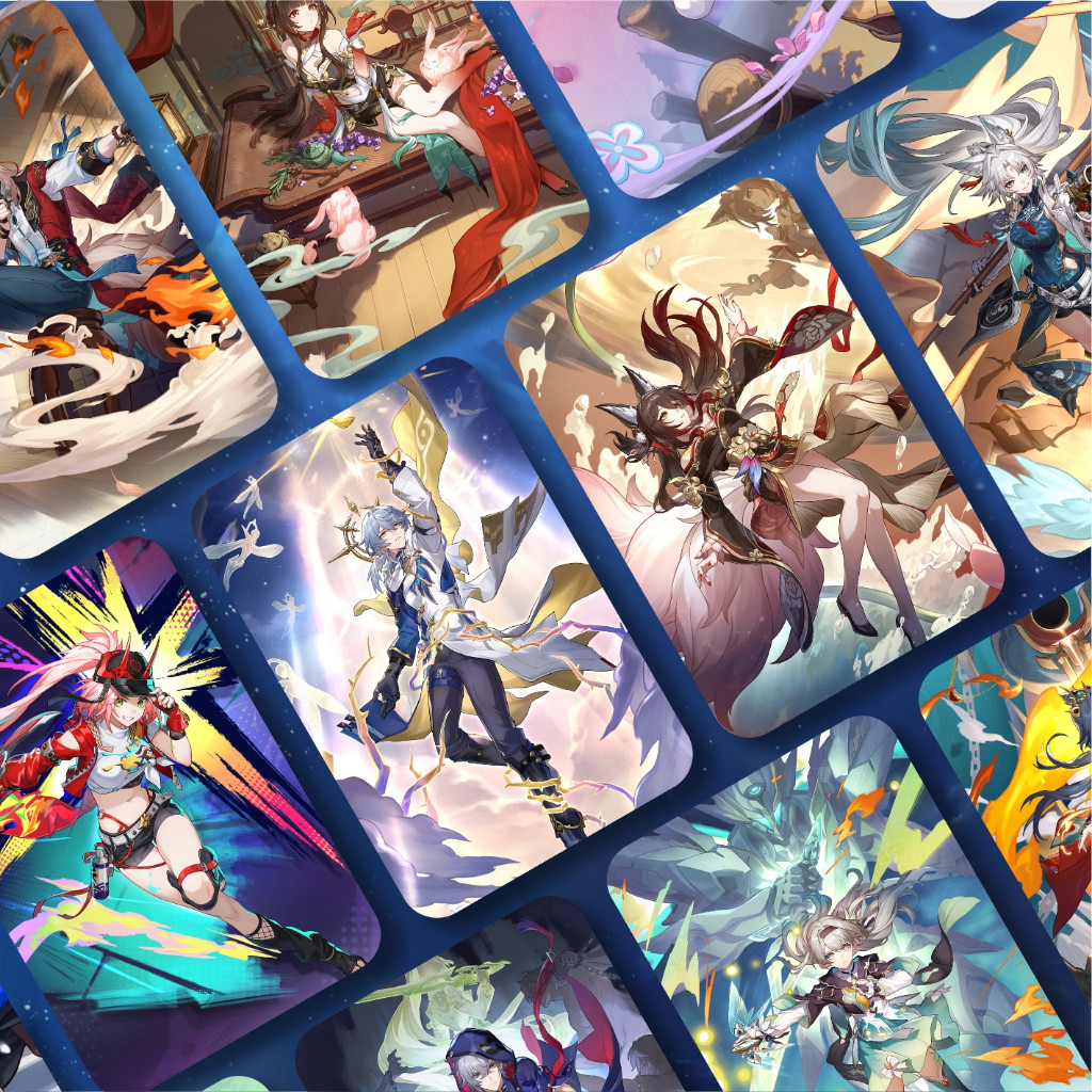 Photocard Anime Game Honkai Star Rail A1 - Card Unofficial bo góc cán ...