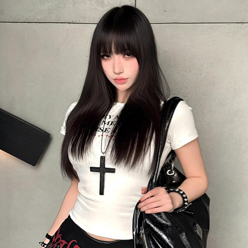 [Jewbeauty] Vòng cổ mặt dây chuyền chéo thời trang retro đơn giản xương đòn phụ kiện khí chất cá tính