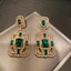Nhẹ nhàng Tính khí sang trọng Đẹp sang trọng Bông tai vuông tinh tế Zircon
