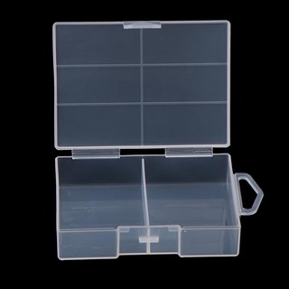 Hộp Bảo Quản Trong Suốt SRVN Cho 18650 Dụng Cụ Sắp Xếp Nhựa Có Phụ Kiện Phần Cứng Và Bộ Chia Trong Suốt Có Nắp,.