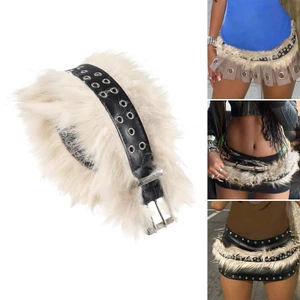 Thắt lưng Punk sành điệu Mya có dây đeo kim loại Phong cách độc đáo Dây đeo thắt lưng đa năng