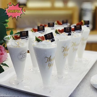 Pnpia 10 Chiếc Dùng Một Lần Mousse Bánh Cup Pudding Trong Suốt Món Tráng Miệng Cốc Mousse Thạch Món Tráng Miệng Sữa Chua Đảng Bánh Cốc Nhựa Boutique