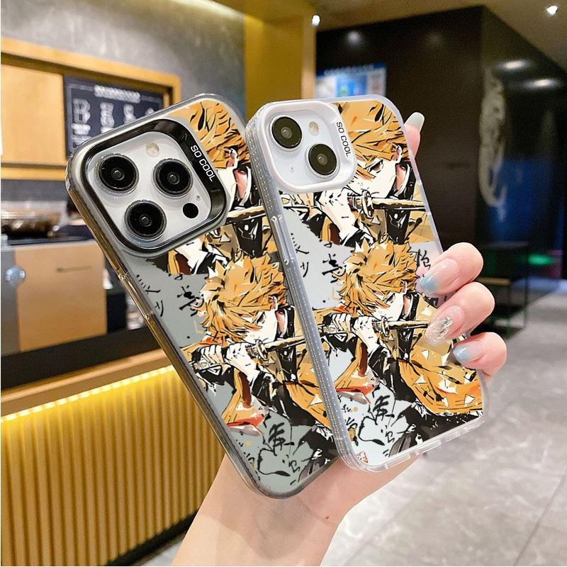 Ốp Lưng Cho OPPO A38 A18 A17 A16K A53 A3S A5S A5 A9 2020 A55 A57 A77 77S Vỏ Kamado Tanjirou Nezuko Zenitsu Kyoujurou Tokitou Muichirou Anime Demon Slayer Chống Sốc