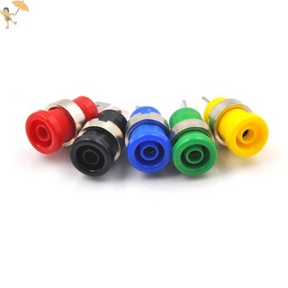 [Gou] 5 Cái 4mm Chuối Phích Cắm Jack Nữ Ổ Cắm Cắm Dây Kết Nối 5 Màu VN