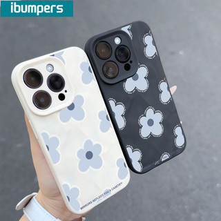 ibumpers Ốp Lưng iPhone Hoa Đơn Giản Họa Tiết Hàn Quốc Ốp Điện Thoại Silicon Mềm Chống Sốc Chống Bẩn Cho Iphone 16 15 14 12 13 11 Pro Max IP 7 8 Plus X XS XR