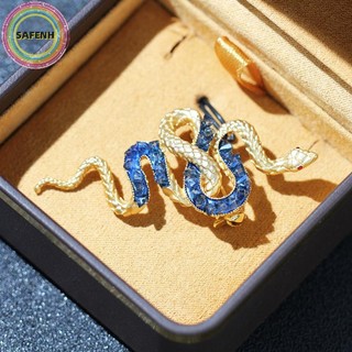 Safenh Hoa Rắn Thổ Cẩm Phong Cách Pháp Xương Rắn Thổ Cẩm Tinh Tế Và Có Thể Năng Phụ Kiện Quần Áo Lấp Lánh Trâm Cài Cao Cấp VN