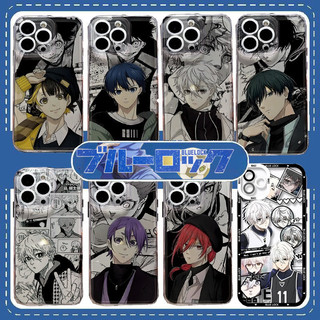 Ốp Lưng Cho IPhone 11 Pro MAX 6 6S 7 8 Plus X XS MAX XR 13promax 14promax Hoạt Hình Anime BLUE LOCK Cool Japan Bảo Vệ Toàn Diện Vỏ Điện Thoại Mềm Trong Suốt