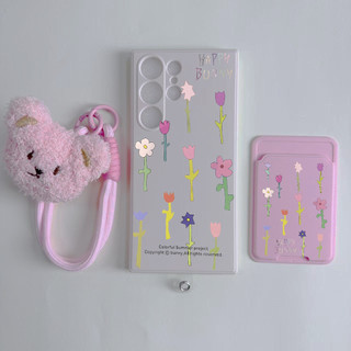 Hoa Hồng Dễ Thương Năm Mới Note20 ultra Ốp Lưng S25 plus Cho Samsung A23 A24 A25 a55 s22 s22plus ultra Girly S23 S23Plus s23fe s24 s24plus s24ultra s21FE Vỏ