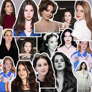 [Mặt Dây chuyền] Hình dán Lana Del Rey Dare chị gái xung quanh tài khoản tay độ nét cao Trang trí Châu Âu và Mỹ Hình dán Trang trí Trang trí Mặt dây chuyền nhỏ 6BRY