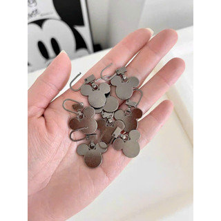 10 móc khoá kéo thay thế, móc khoá dây kéo, móc phéc mơ tuya túi xách, balo, quần áo đầu Mickey